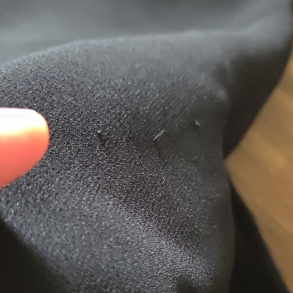 RW&CO Black High-Waisted Tie Pants Size 6 - Picture 3 of 6